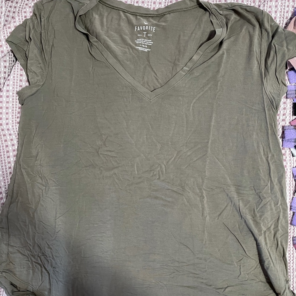 Dark Green AE Tee